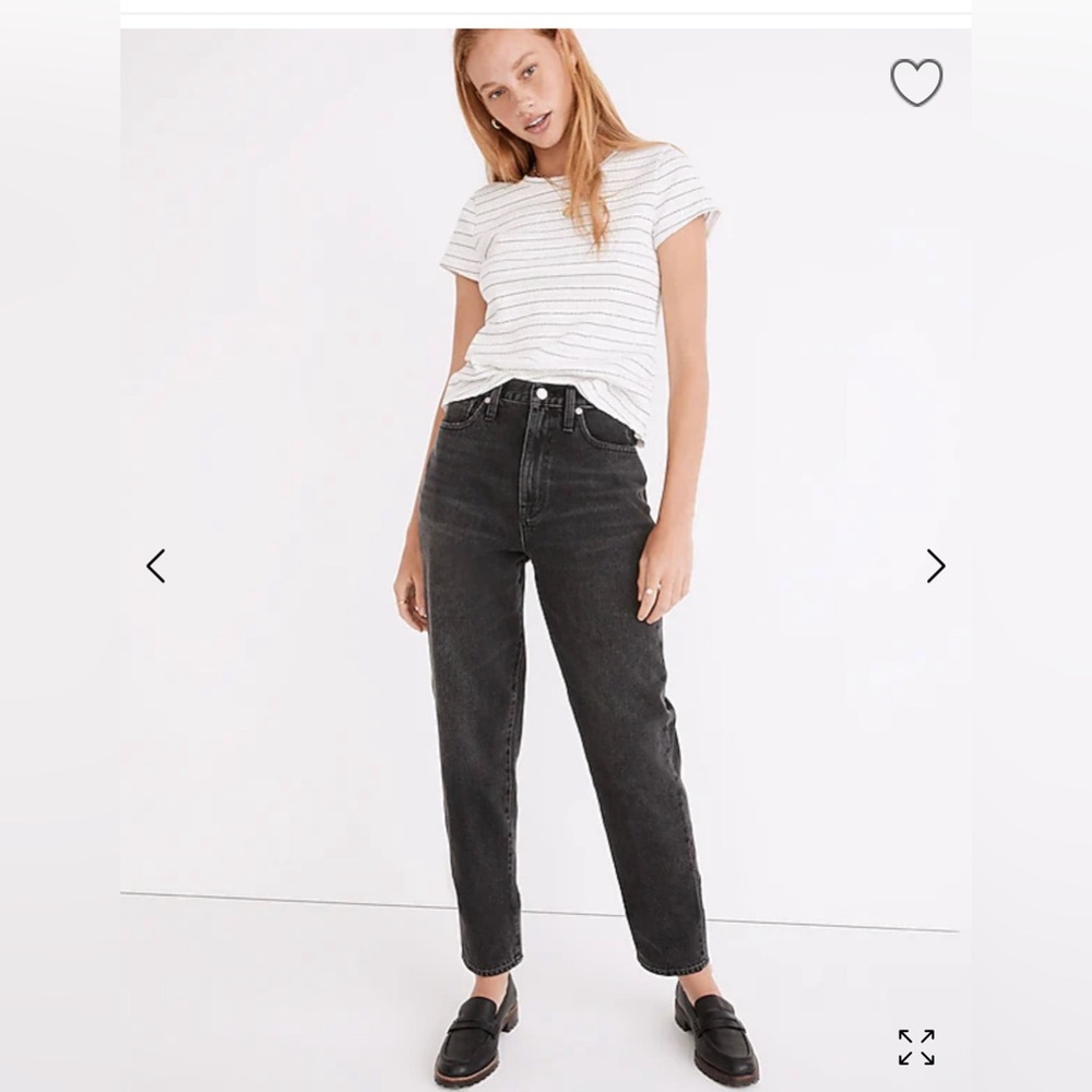 NWT Madewell Baggy Tapered Jeans dark wash - NEVER WORN